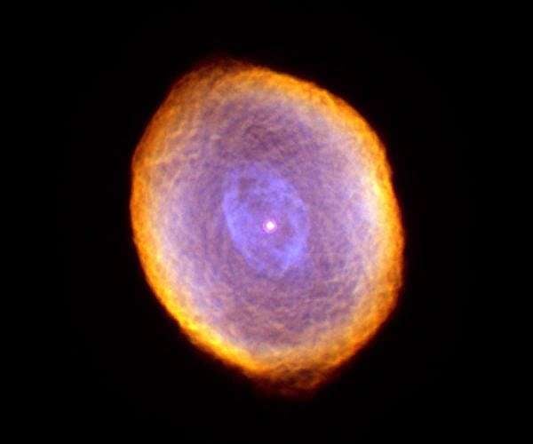 Astronomers capture a record 130-year evolution of a dying star
