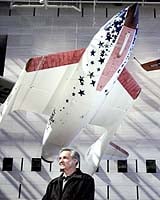 SpaceShipOne On Display At US Flight Museum