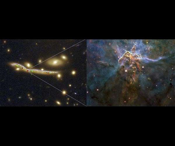 The stellar nurseries of distant galaxies