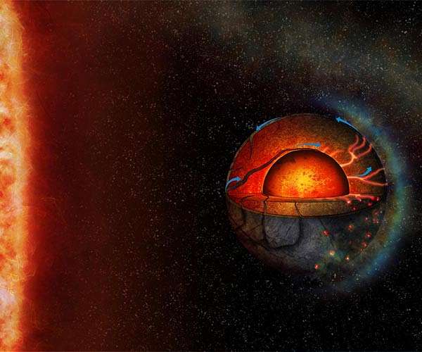 Volcanoes might light up the night sky of this planet
