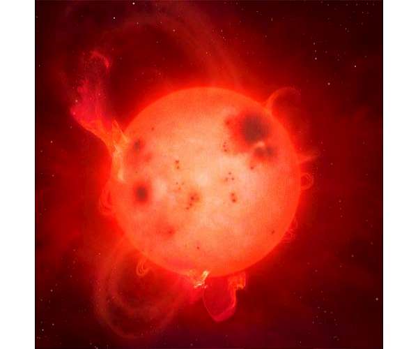 Explosion on Jupiter-sized star 10 times more powerful than ever seen on our sun