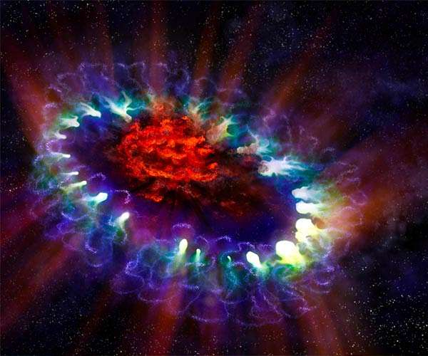 Astronomers witness birth of new star from stellar explosion