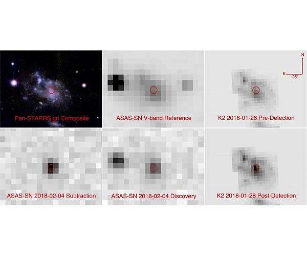 Newly discovered supernova may rewrite exploding star origin theories