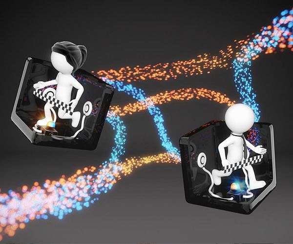 Atomic clocks experience the quantum phenomenon called superposition