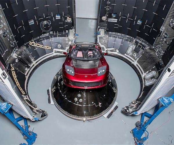 Tesla in space could carry bacteria from Earth