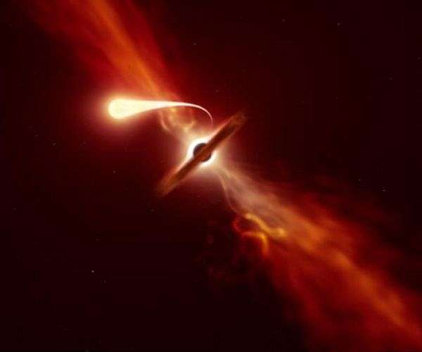 Massive merger could explain origin of Milky Way's supermassive black hole