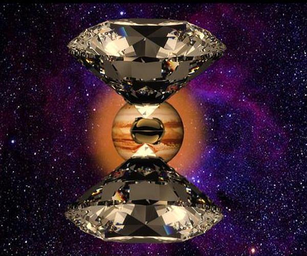 Turning diamond into metal