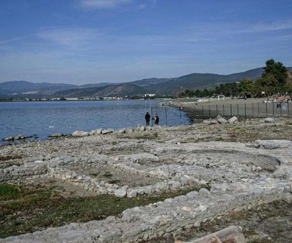 Turkey basilica emerges from lake, illuminating early Church life
