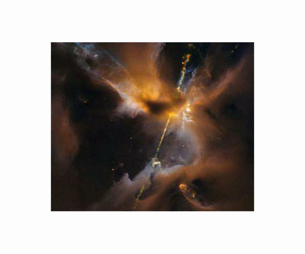 A runaway star ejected from the galactic heart of darkness