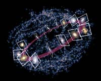Visible Universe Trapped In A Dark Matter Web
