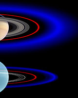 Blue Ring Found Around Planet Uranus