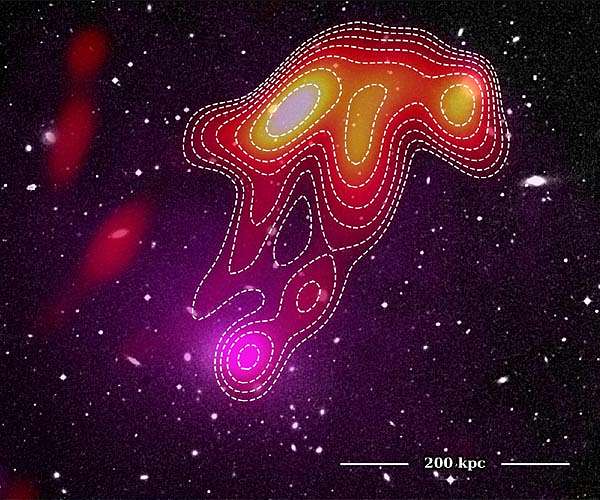 Astronomers see a 'space jellyfish'