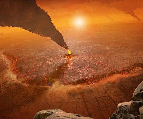 Could crustal churning power Venus volcanoes