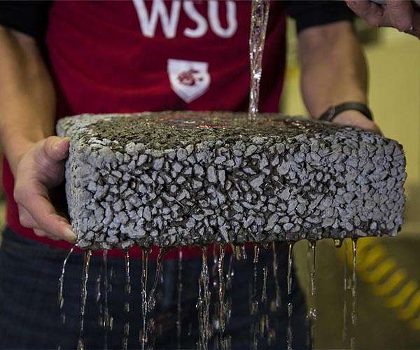 Researchers use recycled carbon fiber to improve permeable pavement