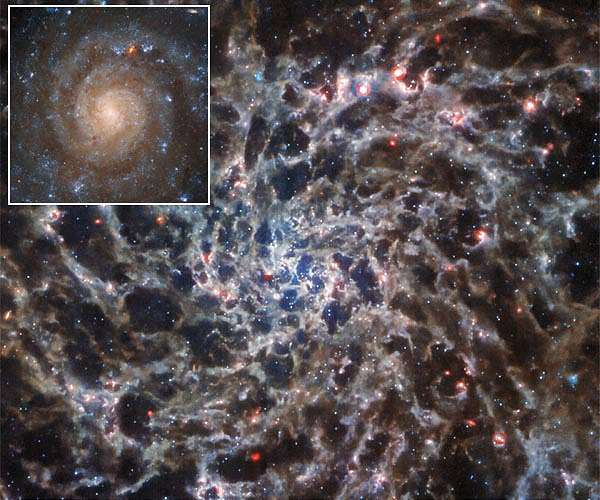 Webb's icy instrument reveals complex structures