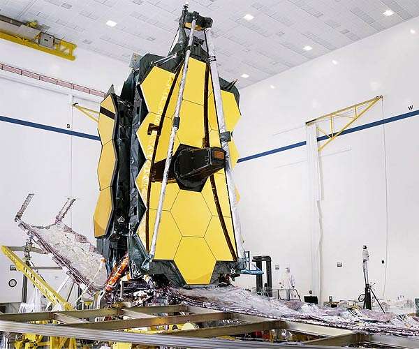 Webb Sunshield successfully unfolds and tensions in final tests