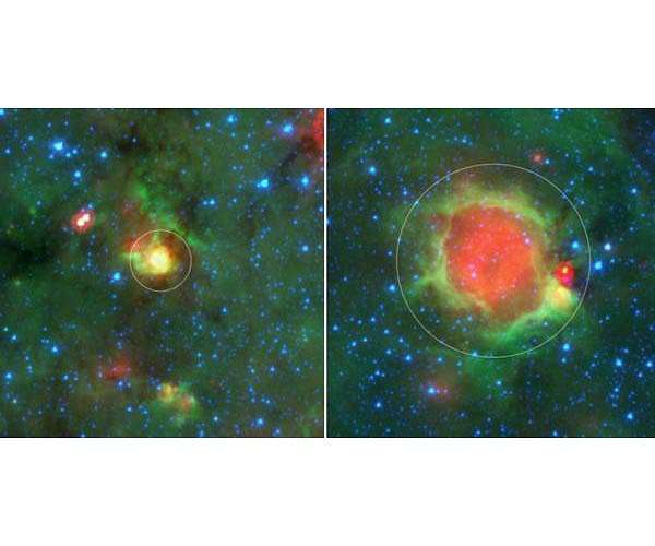 "Yellowballs" offer new insights into star formation