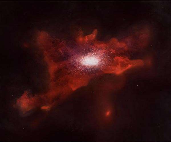 Carbon cocoons surround growing galaxies far beyond previous beliefs