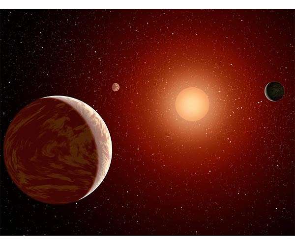 'Marshmallow' world orbiting a cool red dwarf star