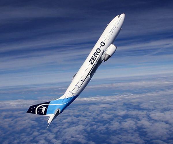Looking at solutions on a parabolic flight