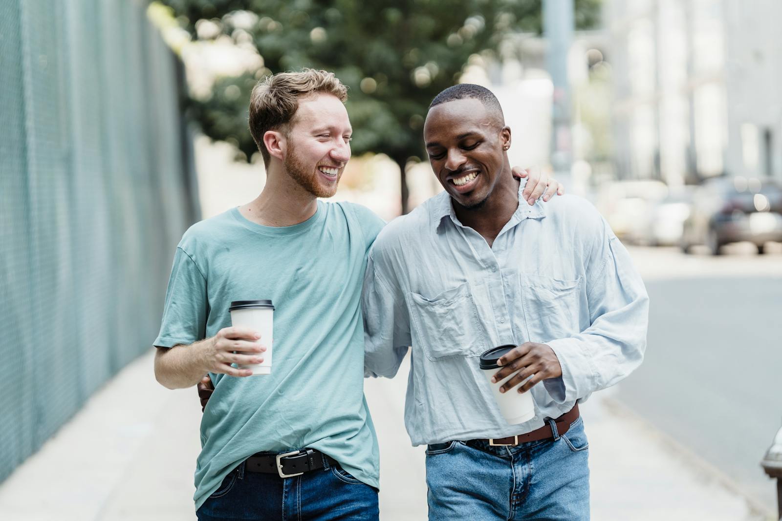 friends sharing coffee