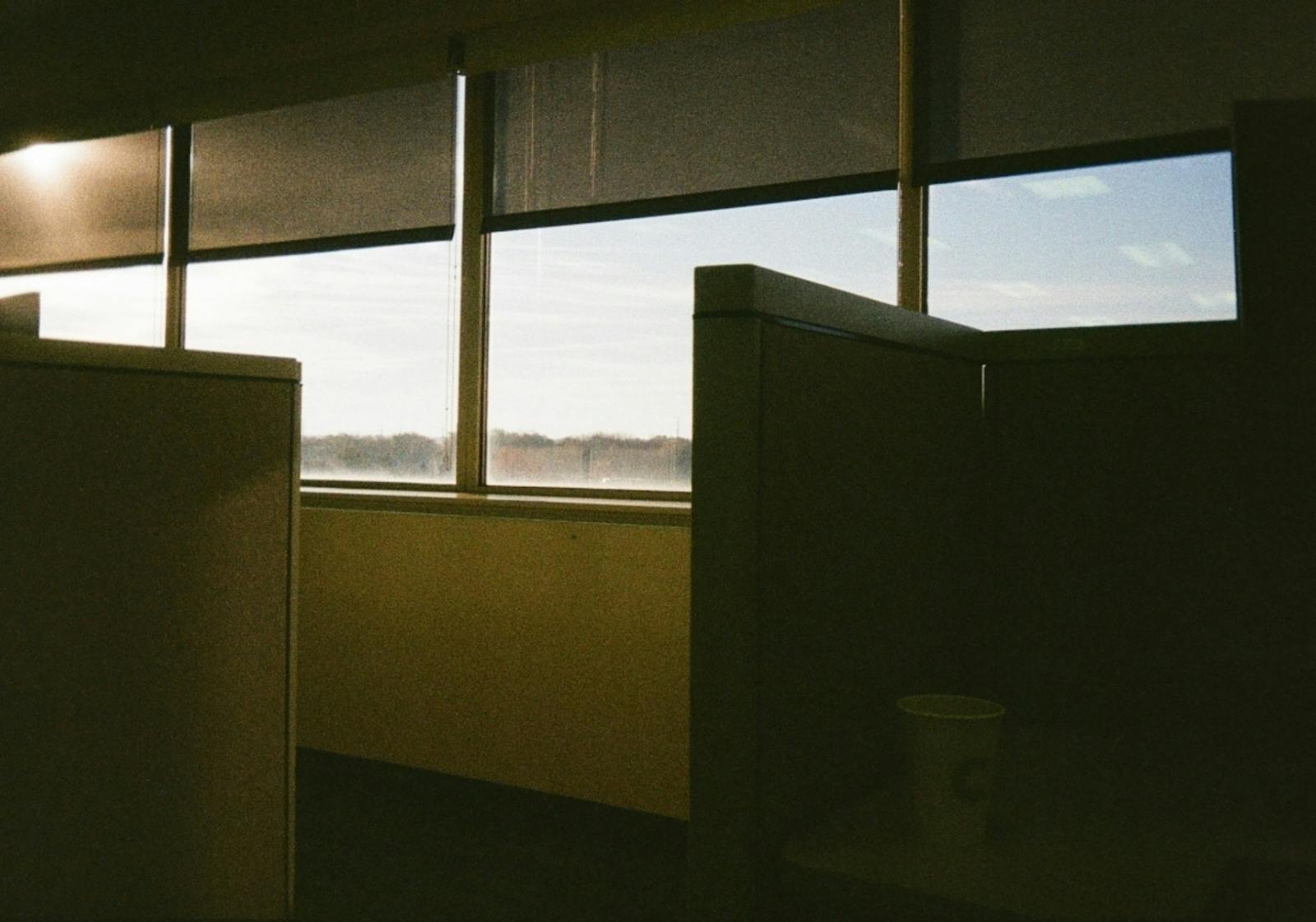 quiet office window light