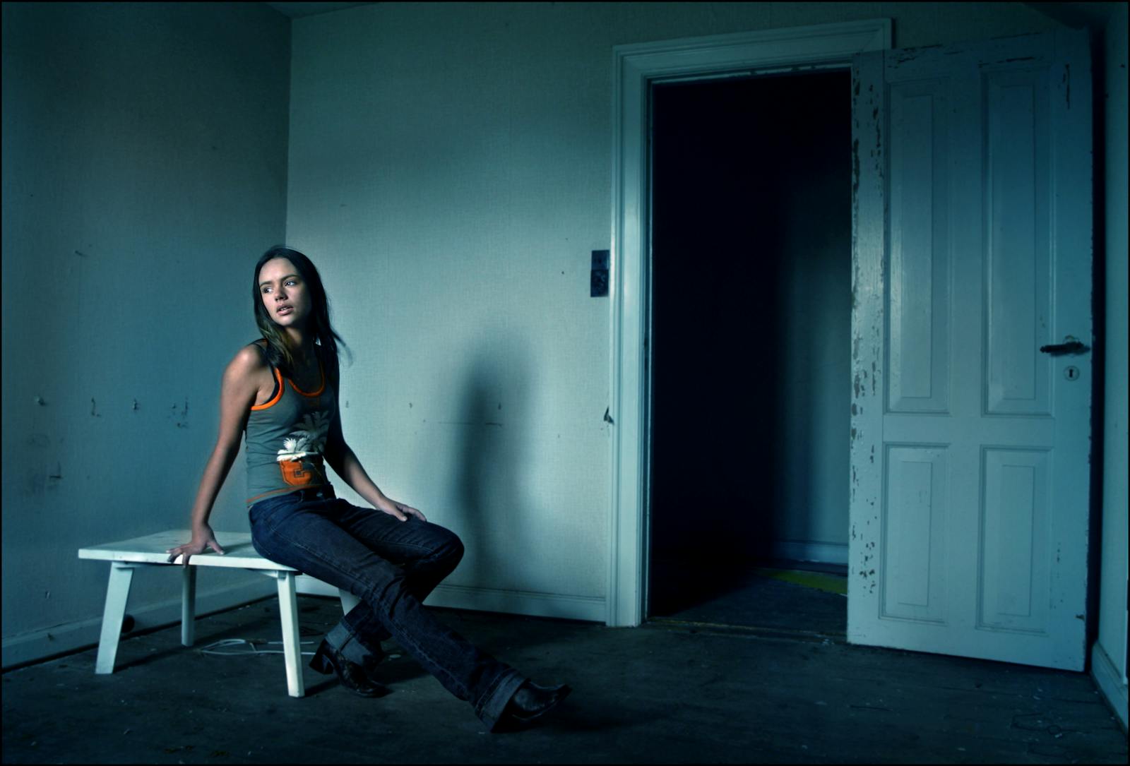 woman alone after party