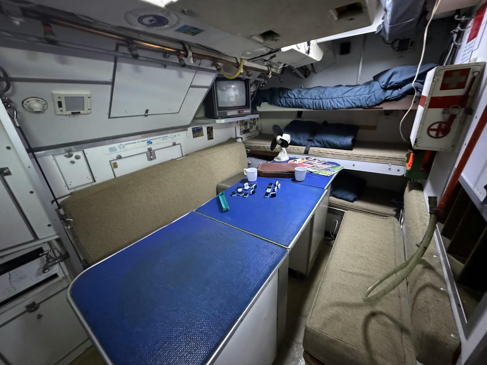 Apollo 13 lunar module interior