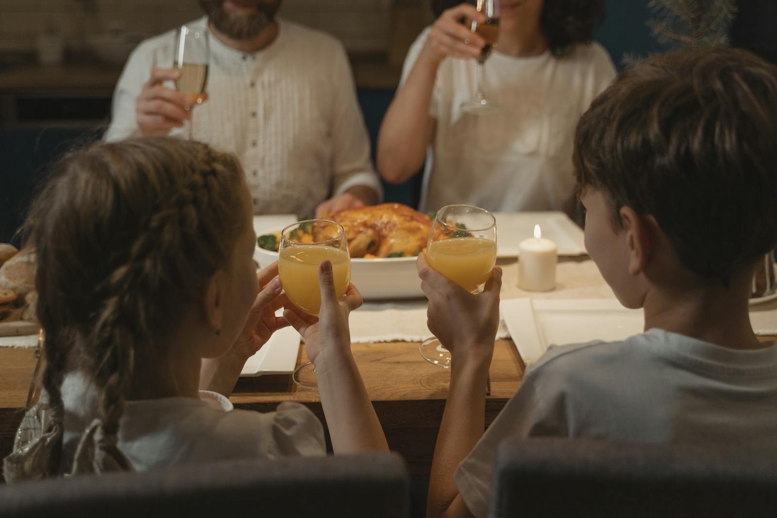 family dinner table