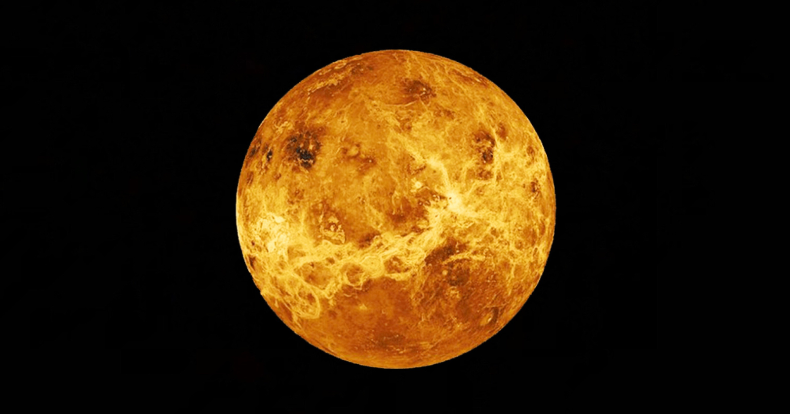 Venus spins so slowly that one rotation takes longer than its entire year. A Venusian day is about 243 Earth days, while a Venusian year lasts about 225 — and because the planet rotates backwards compared with Earth and most other planets, the Sun would rise in the west and set in the east.