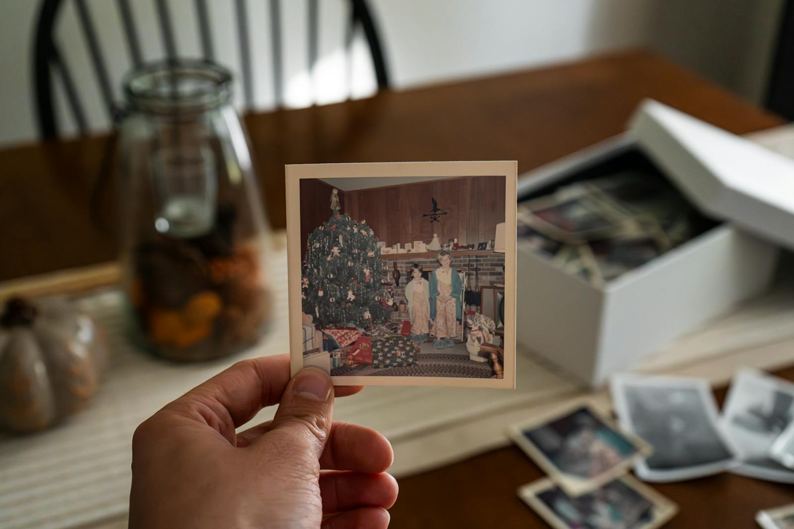 old family photographs drawer