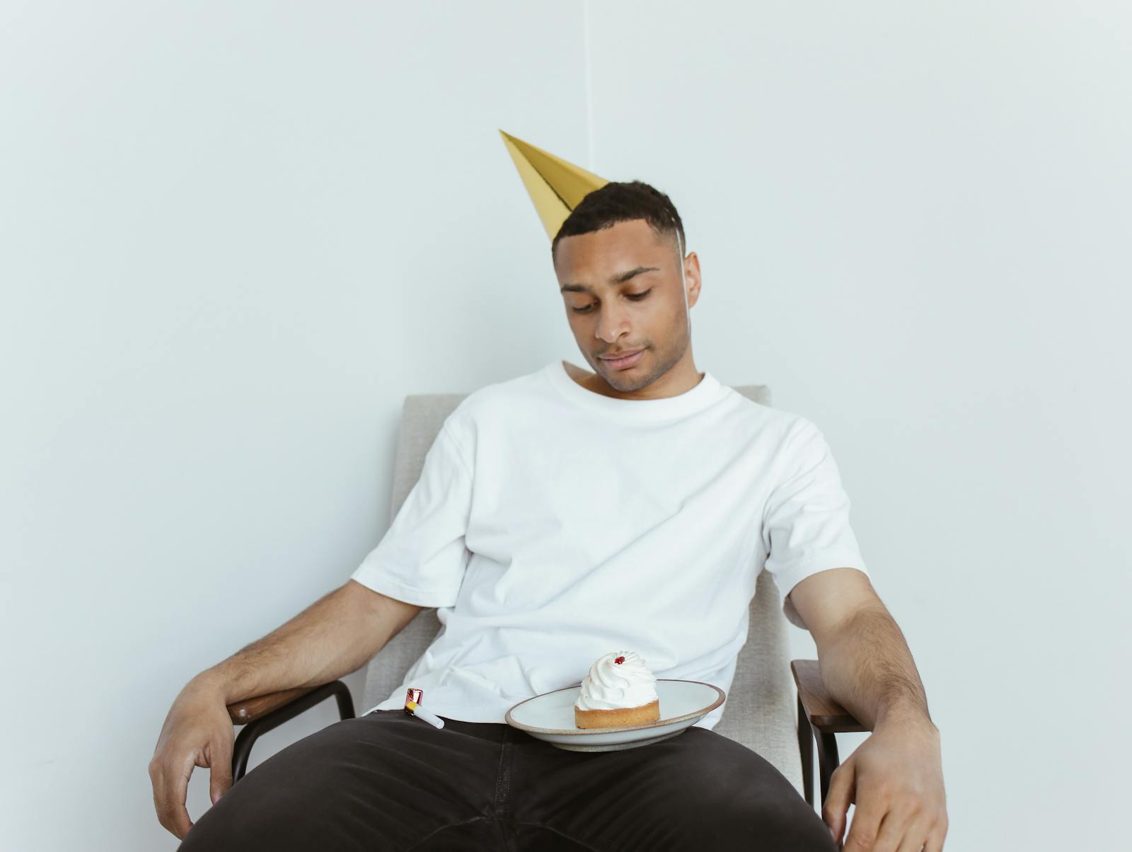 person alone after party