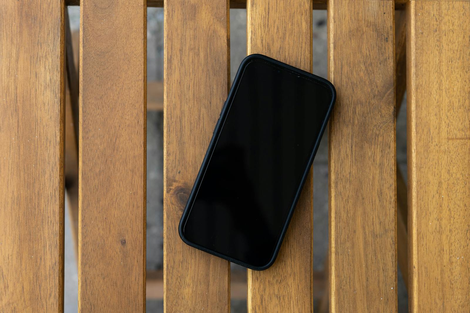 phone face down table
