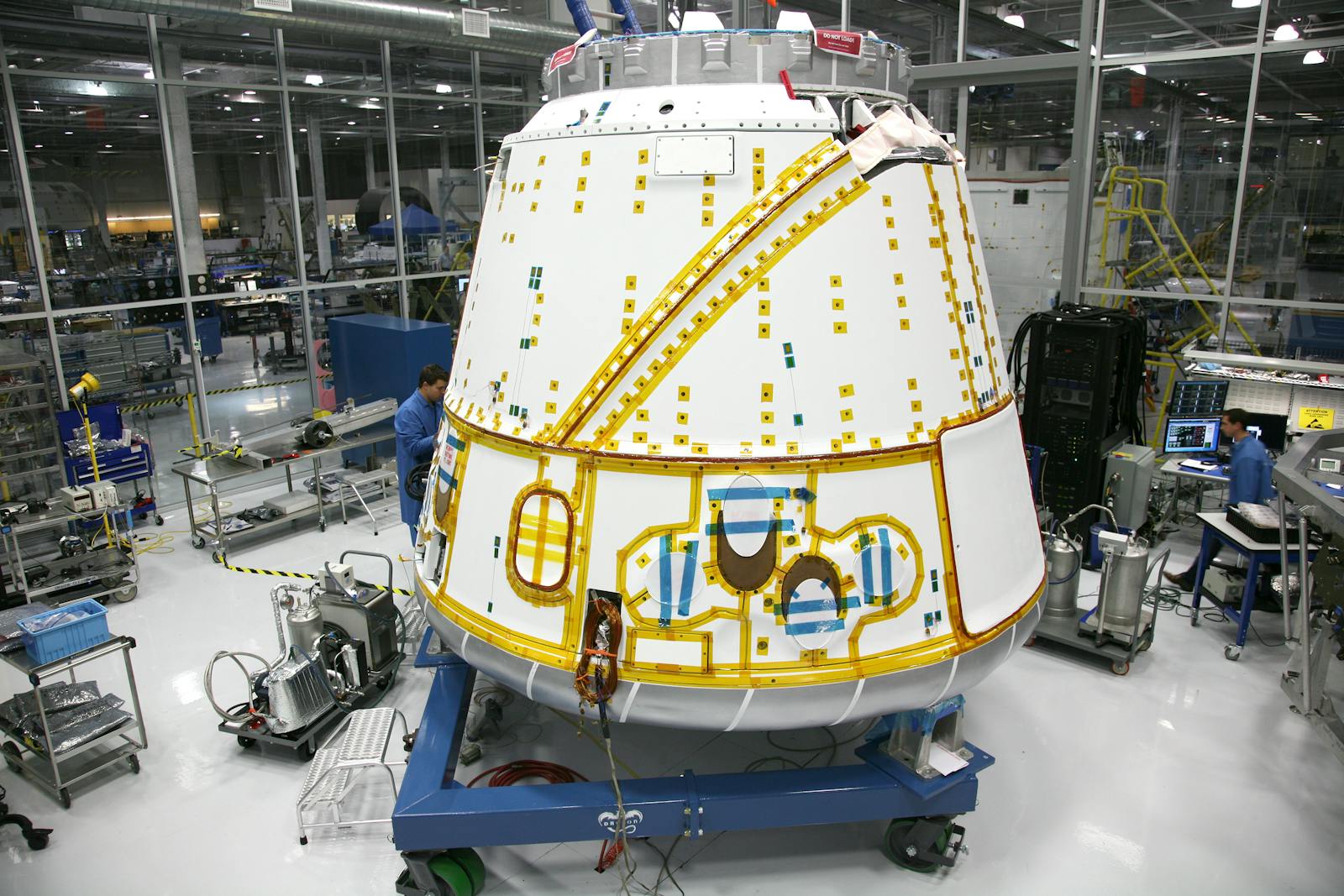Space Force satellite assembly