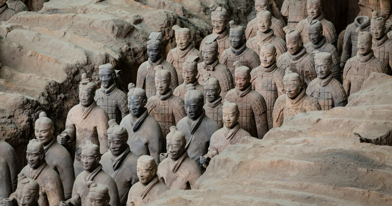 The tomb chamber of China's first emperor has never been opened in the 2,200 years since his death in 210 BC — sealed beneath a 76-metre pyramid mound outside Xi'an, surrounded by 8,000 life-sized terracotta soldiers discovered in 1974 by farmers digging a well, and described by ancient texts as containing rivers of mercury that modern soil readings around the mound have now quietly confirmed
