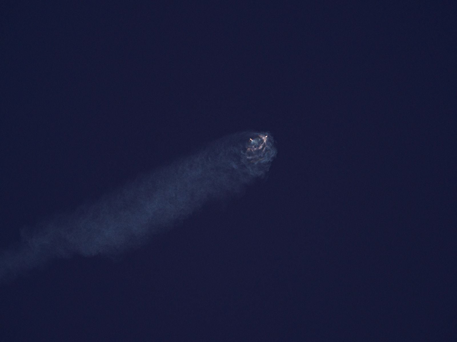 Falcon 9 night launch