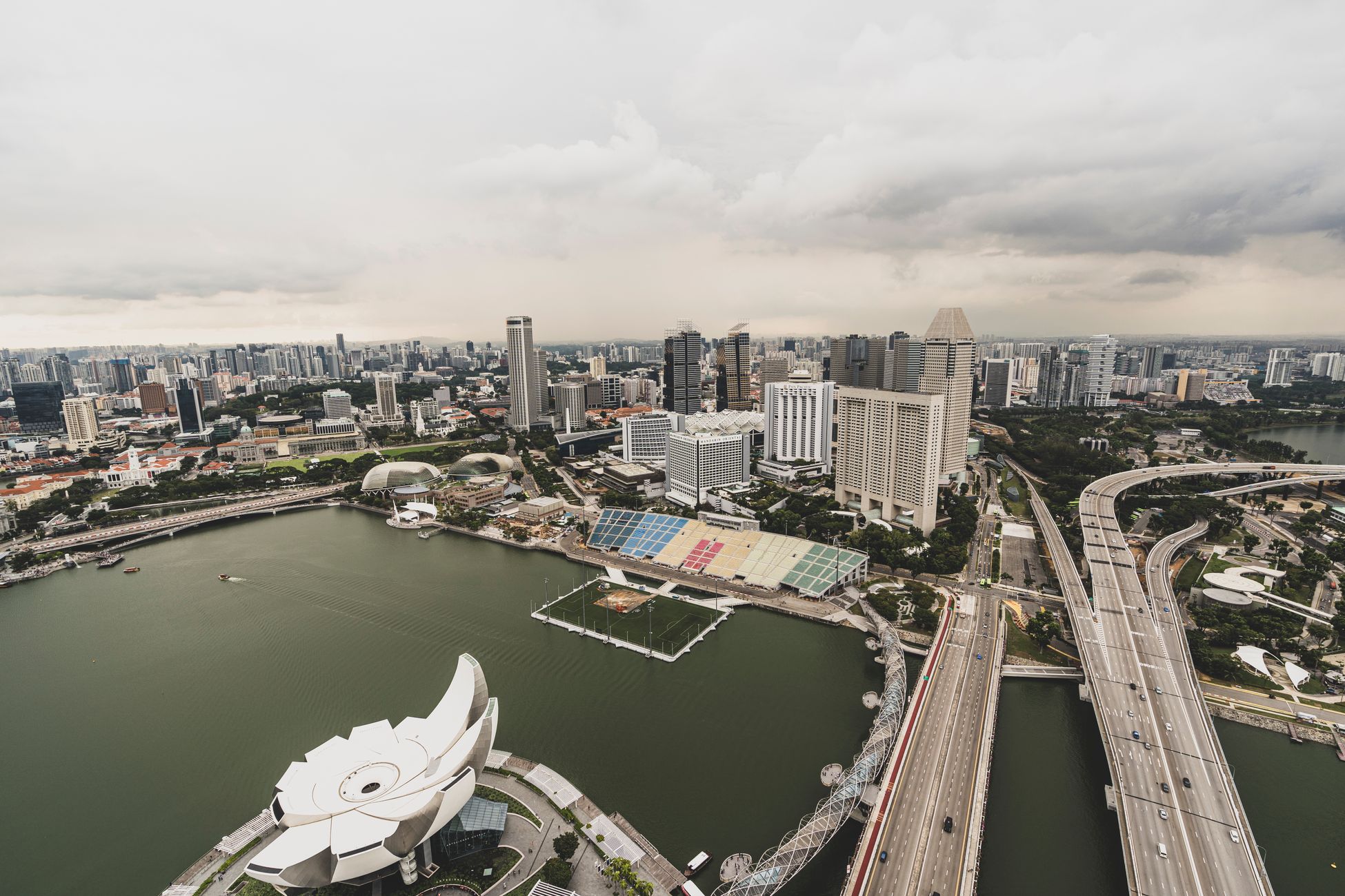 Singapore's Marina Barrage transformed a polluted tidal estuary into a freshwater reservoir in the heart of the city in 2008, holding back the sea with a dam so the captured rainwater could supply drinking water and tame floods in the downtown core