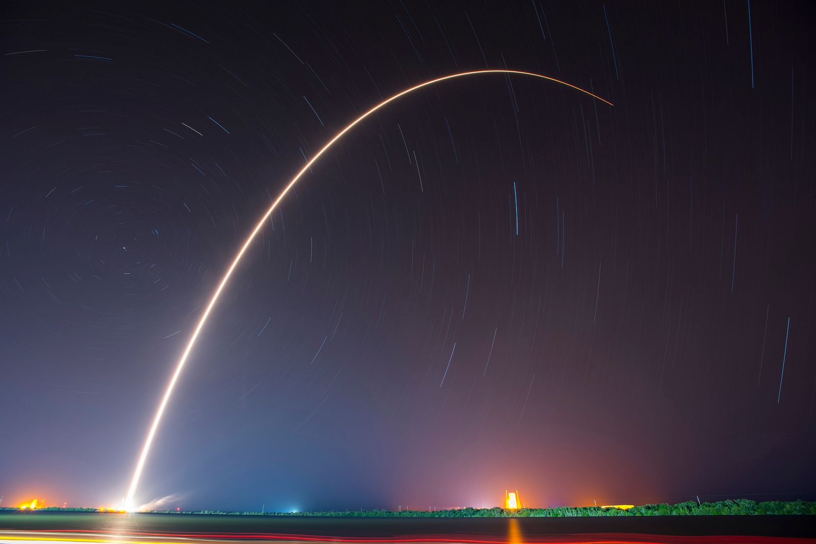 Long March rocket launch