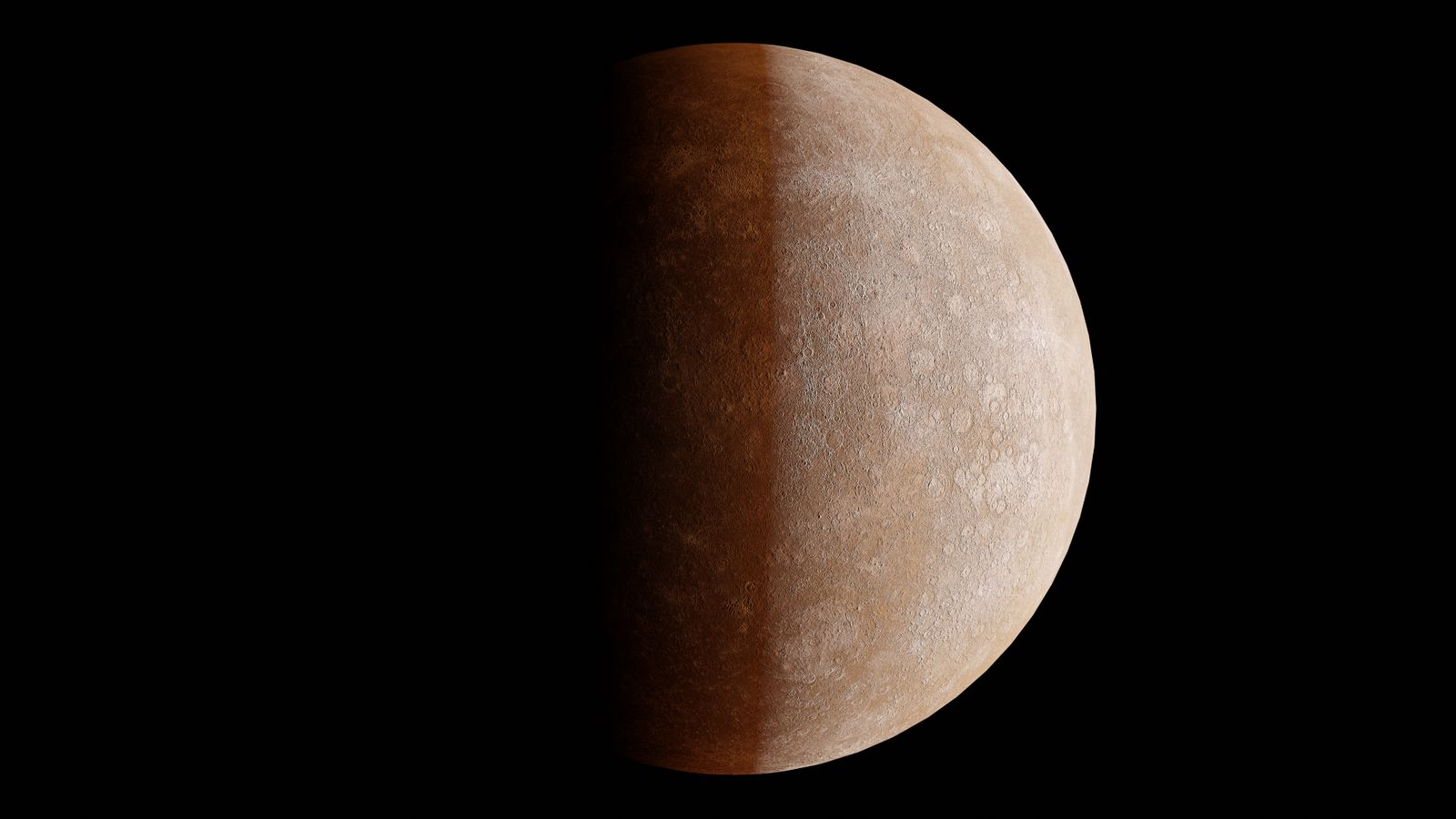 Mercury was once expected to be far too hot for ice, sitting closest to the Sun — but radar observations revealed bright patches near its poles, and NASA’s MESSENGER spacecraft later confirmed that many of them were water ice, preserved inside craters where sunlight never reaches.