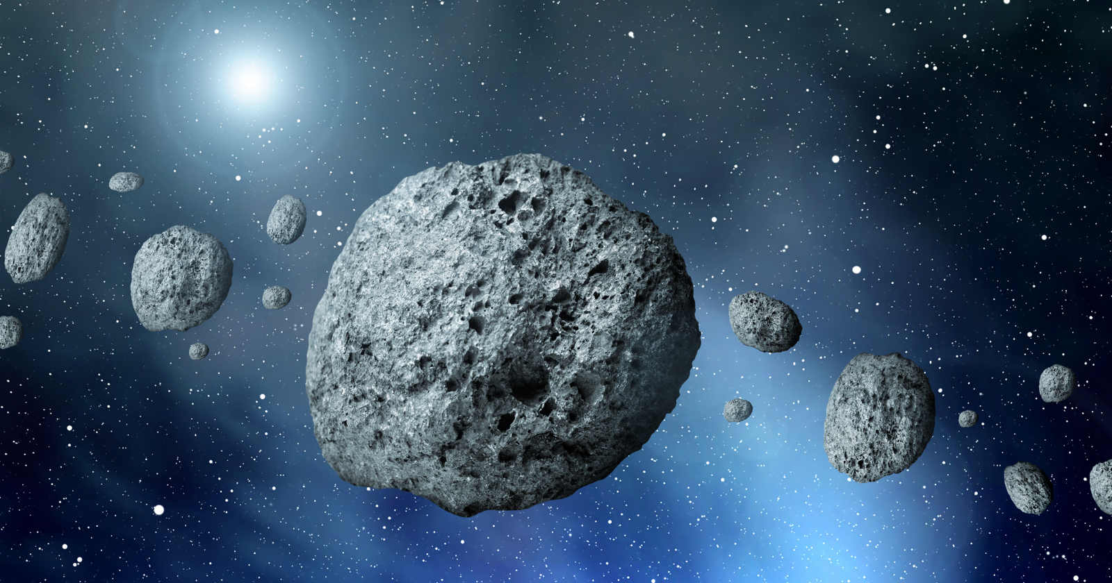 We picture the asteroid belt as a dense field of tumbling rock, but the spaces between its objects are so vast that spacecraft can fly straight through it, with the chance of hitting anything almost nil.