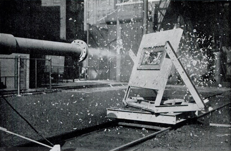 To prove a jet can survive a bird strike, engineers load dead chickens into a cannon and fire them at the cockpit at full flight speed.
