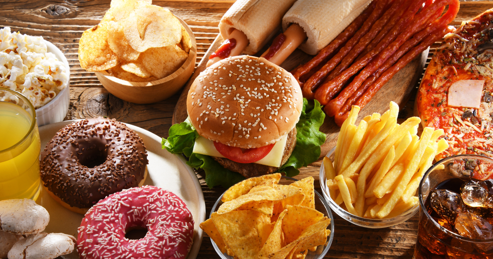 Ultra-processed foods now make up almost sixty percent of what the average American eats, and a tightly controlled study suggests that isn't really a matter of willpower — fed processed food, people ate five hundred extra calories a day without meaning to
