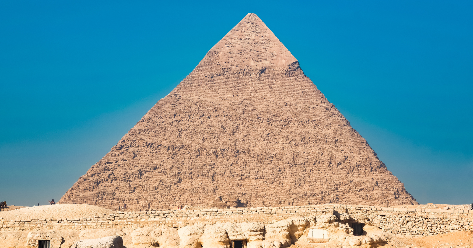The Great Pyramid was not built by slaves but by paid workers — skilled crews who lived in a purpose-built town beside the site, ate bread and beef, drank beer, and were buried in their own tombs of honour nearby