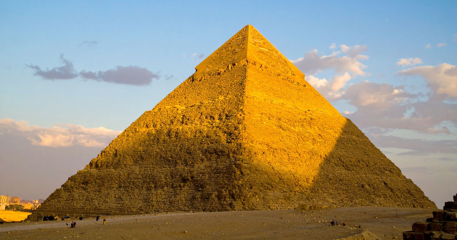 The Great Pyramid was raised from an estimated 2.3 million stone blocks in roughly 20 years — which works out to setting a block, some weighing several tonnes, about once every few minutes of daylight for two decades