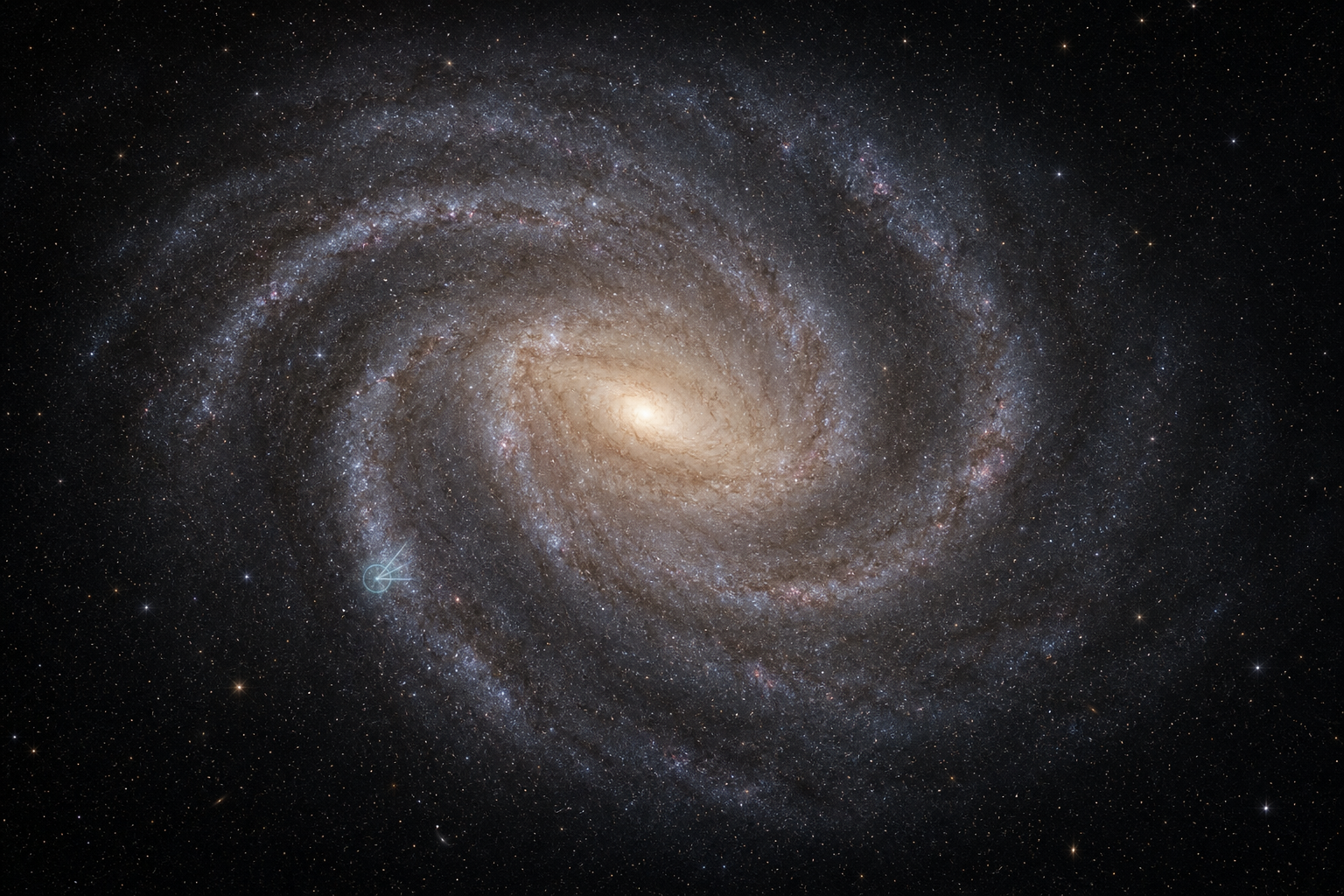 Human radio signals have expanded into space for more than a century, but they have crossed only a tiny bubble of the Milky Way and most of the galaxy has no possible way to know we exist