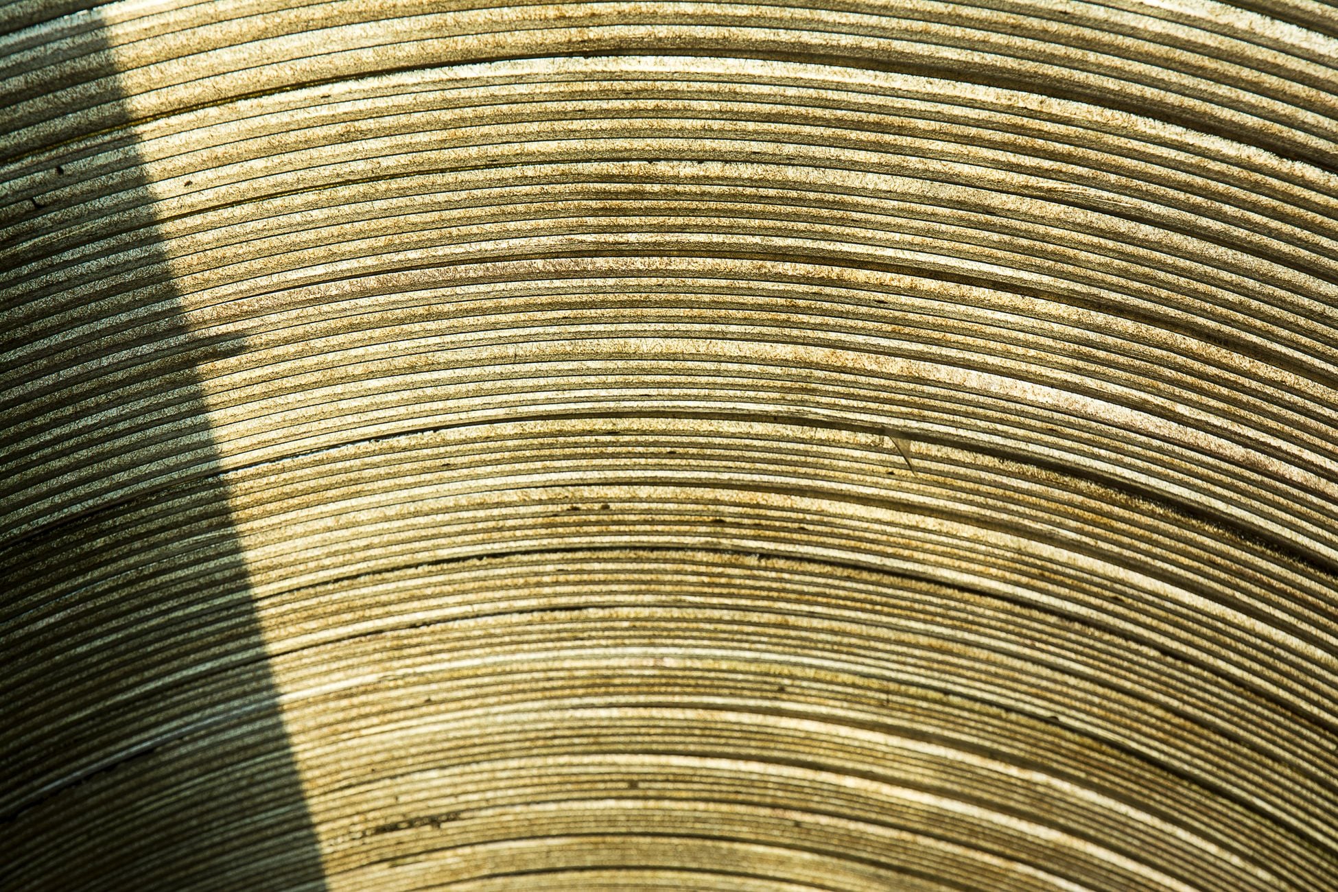 Cutaway illustration of the layered structure of Earth's core.