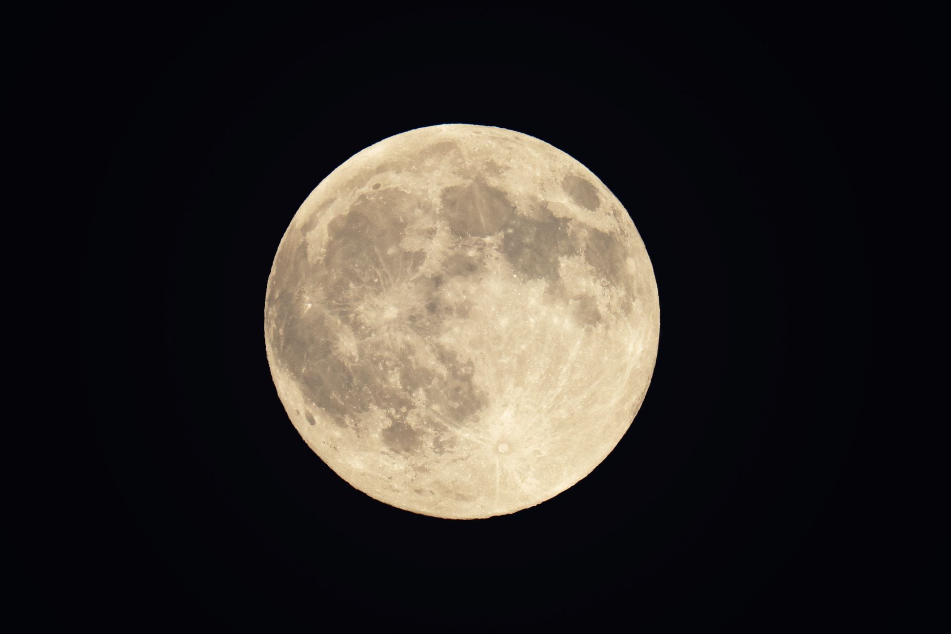Stunning view of a full moon in a clear night sky, captured in Darien, Connecticut.