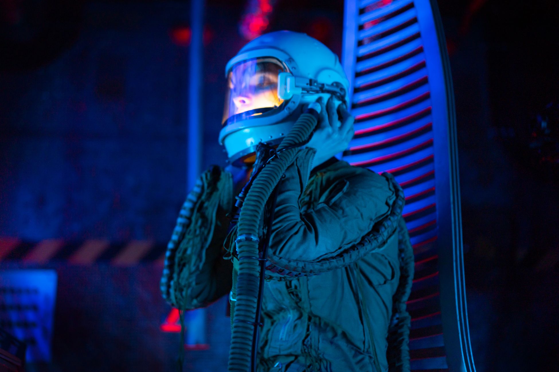 NASA strapped a helmet called the Apollo Light Flash Moving Emulsion Detector around astronauts' heads in the dark, and every time a crewman called out a flash, the plates had caught a particle crossing straight through his skull