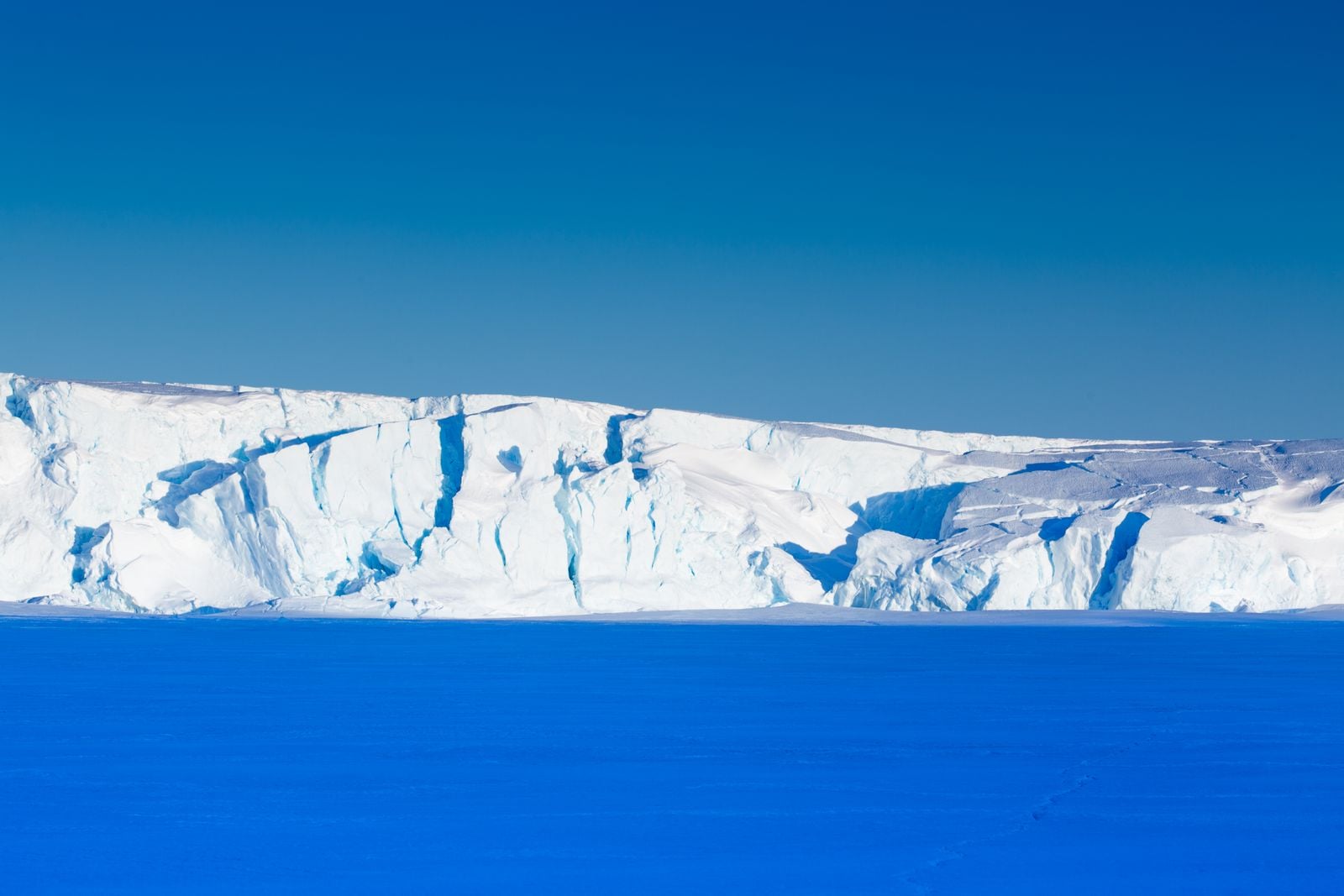 Taylor Glacier and the McMurdo Dry Valleys in Antarctica