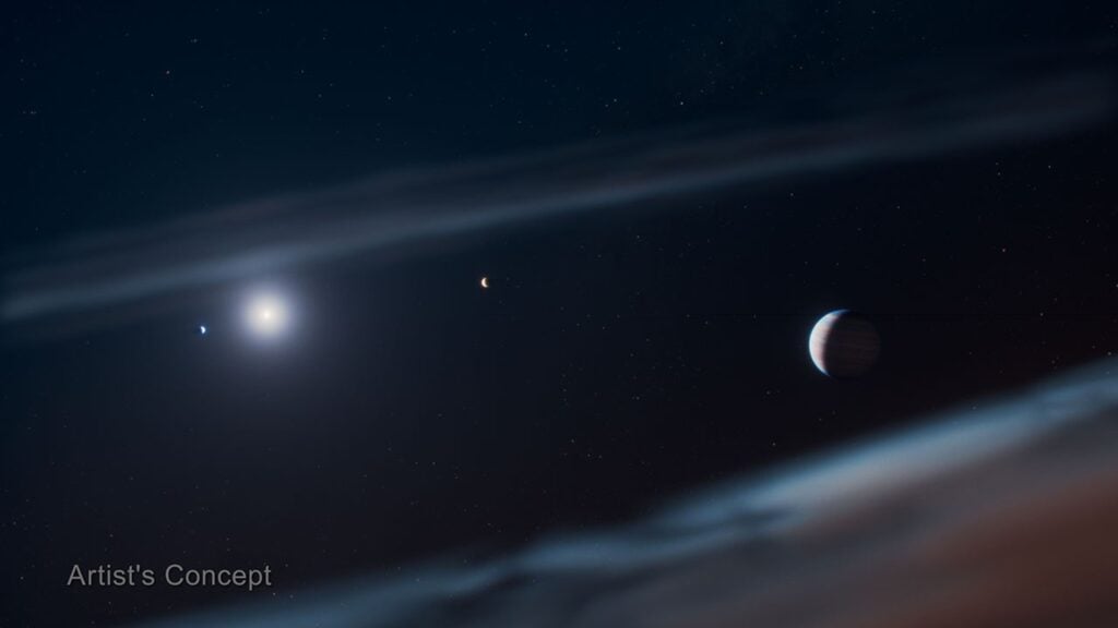 NASA’s Webb telescope wasn’t looking for a new planet around Beta Pictoris — it was studying a known one — and found a giant world, Beta Pictoris d, lurking 63 light-years away inside a debris disk that had blocked every conventional search for more than 